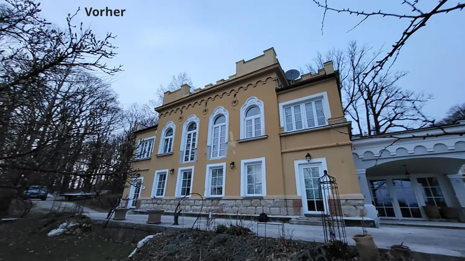 Renovierung Fassade - Knagg - Vorher